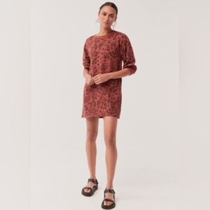 PACT Walnut Clay Printed Dress